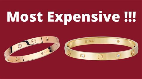 most expensive bracelets cartier